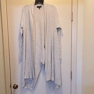 Lane Bryant Heathered Oatmeal Open Cardigan Size 14/16